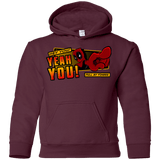 Sweatshirts Maroon / YS Dead Pull Youth Hoodie