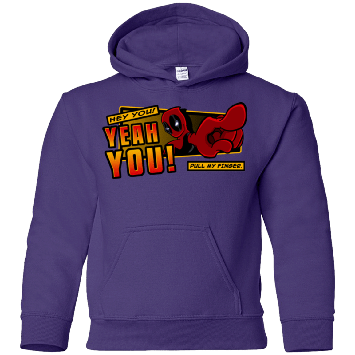 Sweatshirts Purple / YS Dead Pull Youth Hoodie