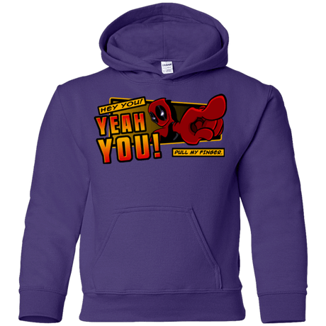 Sweatshirts Purple / YS Dead Pull Youth Hoodie
