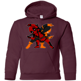 Sweatshirts Maroon / YS Deadfusion Youth Hoodie