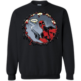 Sweatshirts Black / S Deadpool 007 Crewneck Sweatshirt