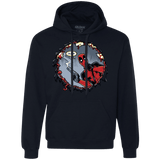 Sweatshirts Navy / S Deadpool 007 Premium Fleece Hoodie
