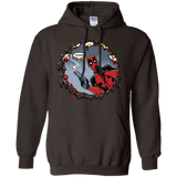 Sweatshirts Dark Chocolate / S Deadpool 007 Pullover Hoodie