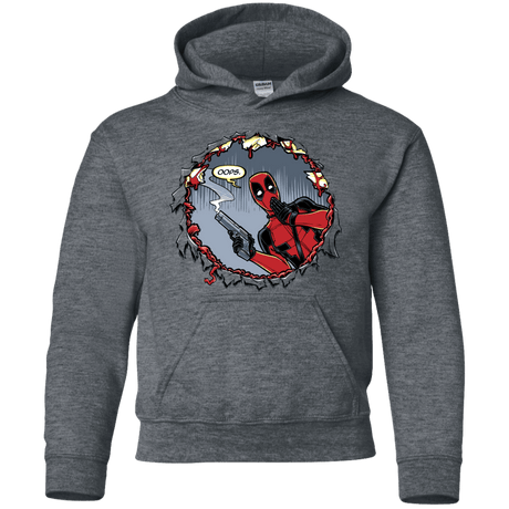 Sweatshirts Dark Heather / YS Deadpool 007 Youth Hoodie