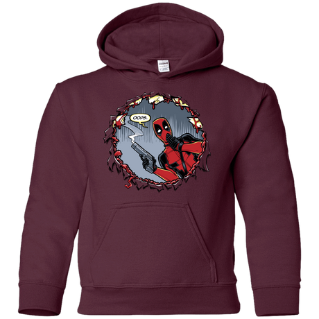 Sweatshirts Maroon / YS Deadpool 007 Youth Hoodie