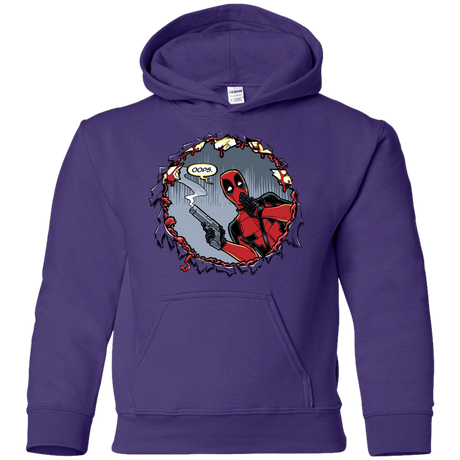 Sweatshirts Purple / YS Deadpool 007 Youth Hoodie