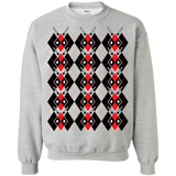 Sweatshirts Sport Grey / Small Deadpool Argyle Crewneck Sweatshirt