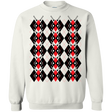 Sweatshirts White / Small Deadpool Argyle Crewneck Sweatshirt