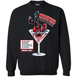 Sweatshirts Black / S Deadpool Daiquiri Crewneck Sweatshirt