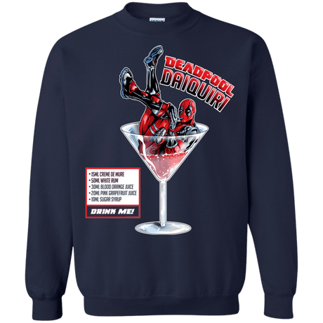 Sweatshirts Navy / S Deadpool Daiquiri Crewneck Sweatshirt