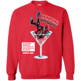Sweatshirts Red / S Deadpool Daiquiri Crewneck Sweatshirt
