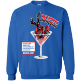 Sweatshirts Royal / S Deadpool Daiquiri Crewneck Sweatshirt