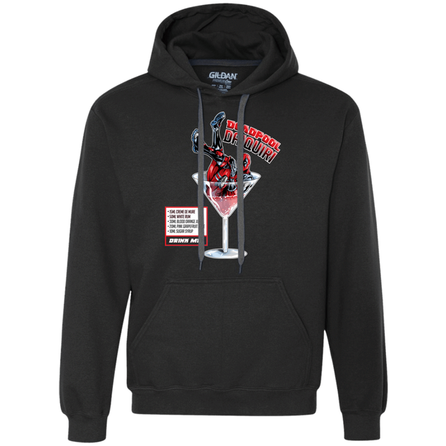Sweatshirts Black / S Deadpool Daiquiri Premium Fleece Hoodie