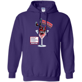 Sweatshirts Purple / S Deadpool Daiquiri Pullover Hoodie