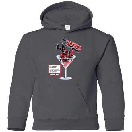 Sweatshirts Charcoal / YS Deadpool Daiquiri Youth Hoodie