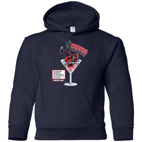 Sweatshirts Navy / YS Deadpool Daiquiri Youth Hoodie