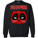 Sweatshirts Black / Small Deadpurr2 Crewneck Sweatshirt