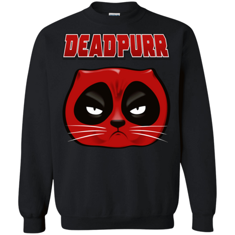 Sweatshirts Black / Small Deadpurr2 Crewneck Sweatshirt