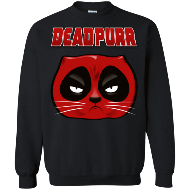Sweatshirts Black / Small Deadpurr2 Crewneck Sweatshirt