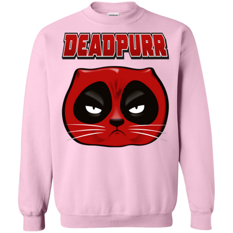 Sweatshirts Light Pink / Small Deadpurr2 Crewneck Sweatshirt