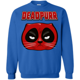 Sweatshirts Royal / Small Deadpurr2 Crewneck Sweatshirt