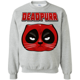 Sweatshirts Sport Grey / Small Deadpurr2 Crewneck Sweatshirt