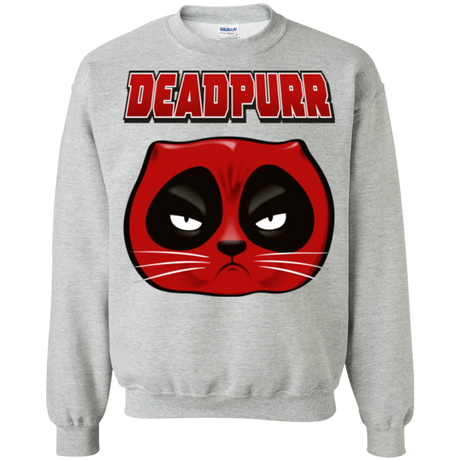 Sweatshirts Sport Grey / Small Deadpurr2 Crewneck Sweatshirt