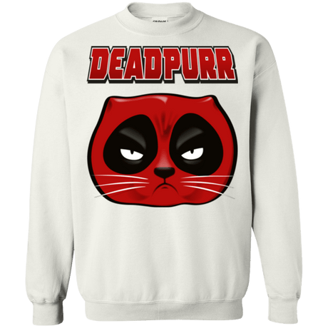 Sweatshirts White / Small Deadpurr2 Crewneck Sweatshirt
