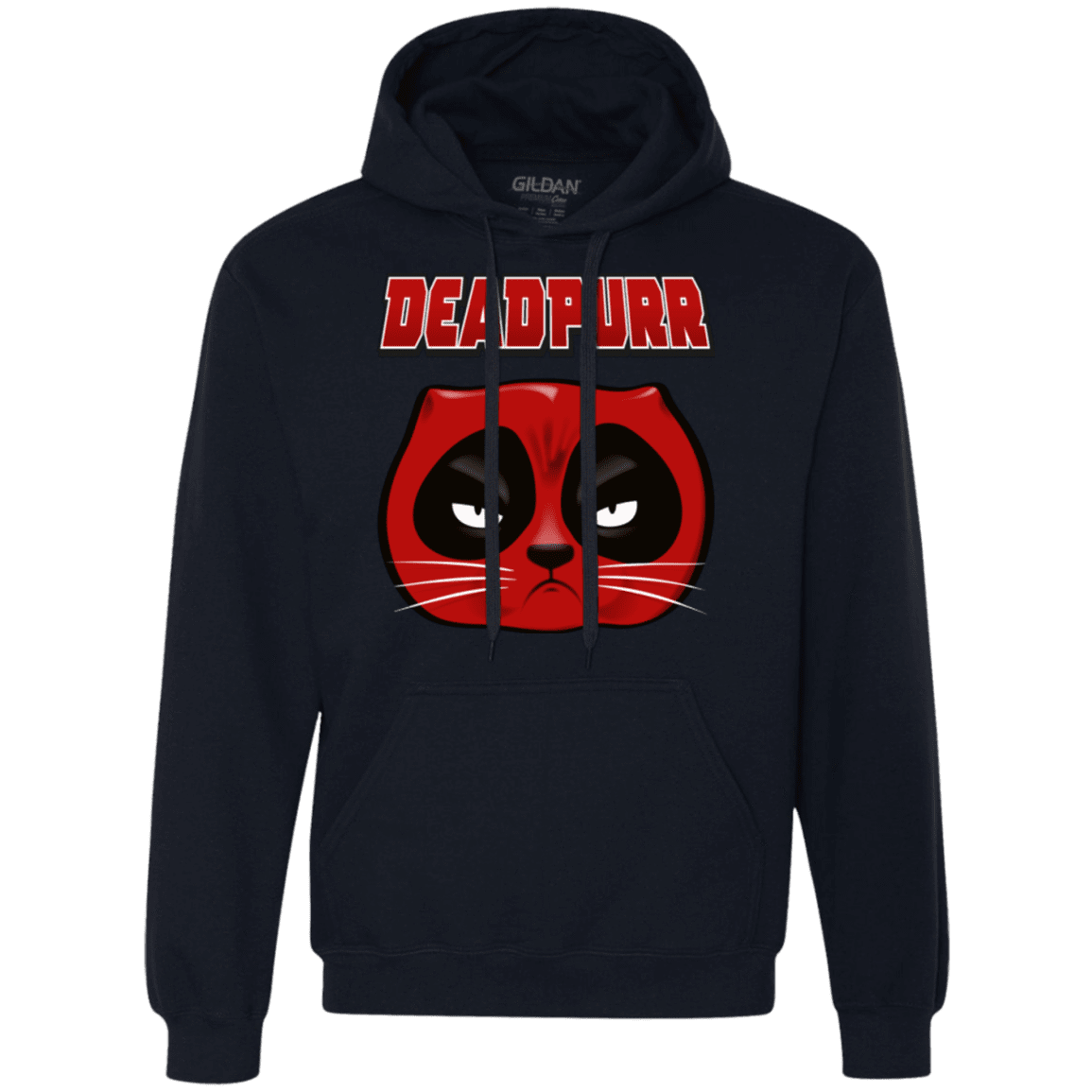 Sweatshirts Navy / Small Deadpurr2 Premium Fleece Hoodie