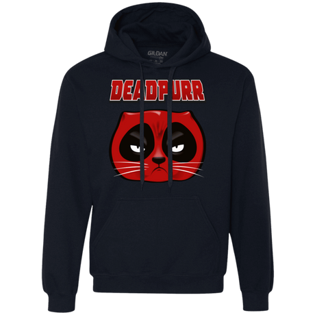 Sweatshirts Navy / Small Deadpurr2 Premium Fleece Hoodie