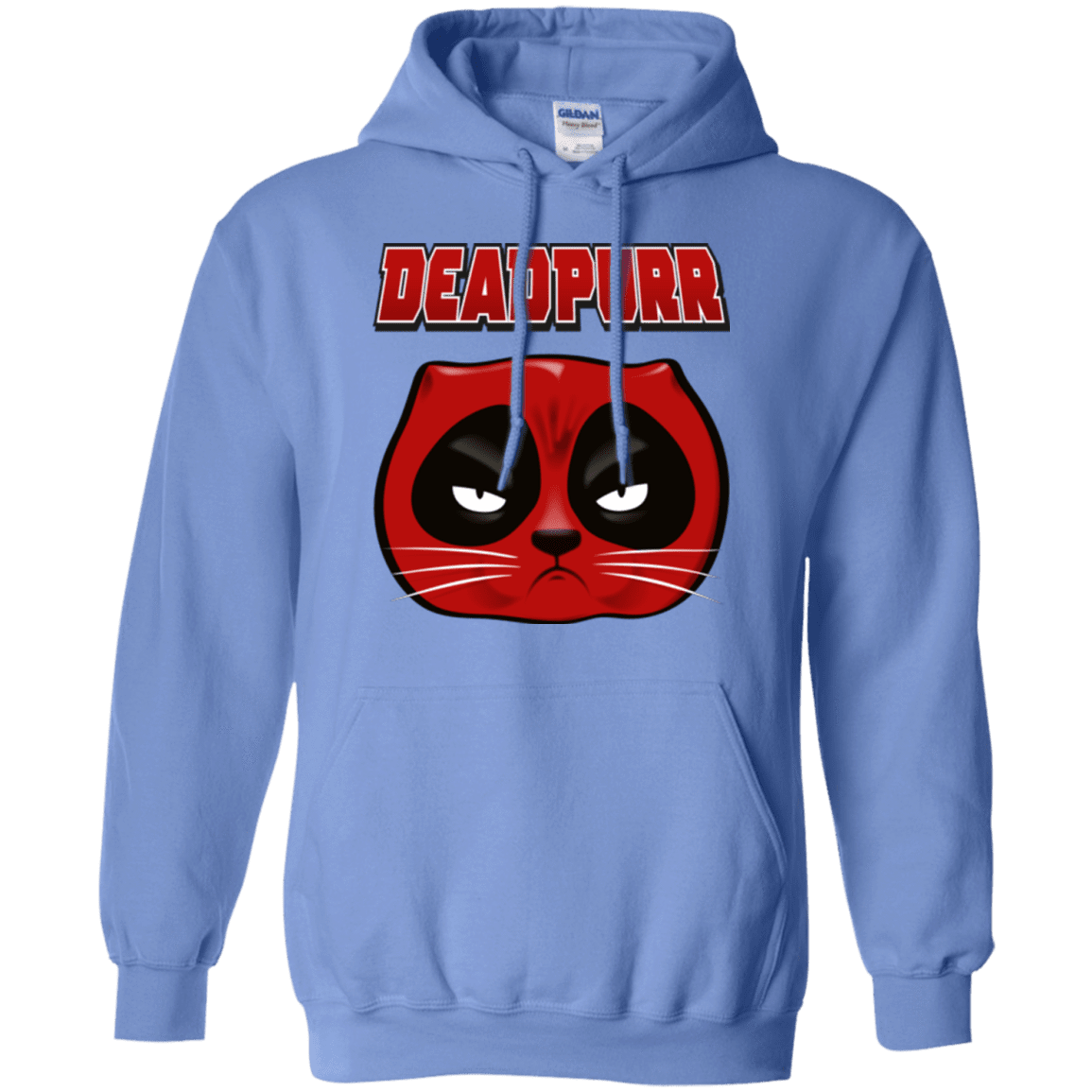 Sweatshirts Carolina Blue / Small Deadpurr2 Pullover Hoodie