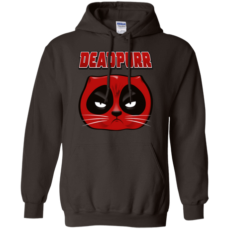 Sweatshirts Dark Chocolate / Small Deadpurr2 Pullover Hoodie