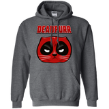 Sweatshirts Dark Heather / Small Deadpurr2 Pullover Hoodie