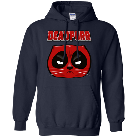 Sweatshirts Navy / Small Deadpurr2 Pullover Hoodie