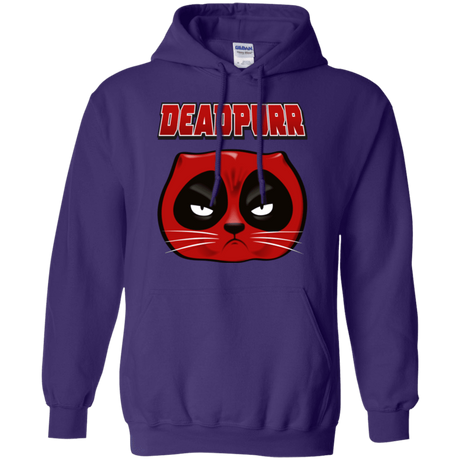 Sweatshirts Purple / Small Deadpurr2 Pullover Hoodie