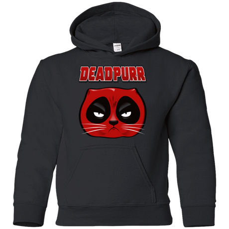 Sweatshirts Black / YS Deadpurr2 Youth Hoodie