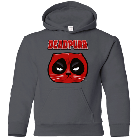 Sweatshirts Charcoal / YS Deadpurr2 Youth Hoodie