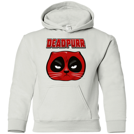 Sweatshirts White / YS Deadpurr2 Youth Hoodie