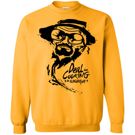 Sweatshirts Gold / Small Deal Cooking Crewneck Sweatshirt