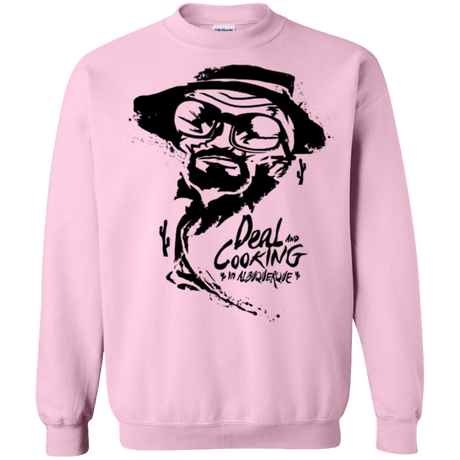 Sweatshirts Light Pink / Small Deal Cooking Crewneck Sweatshirt