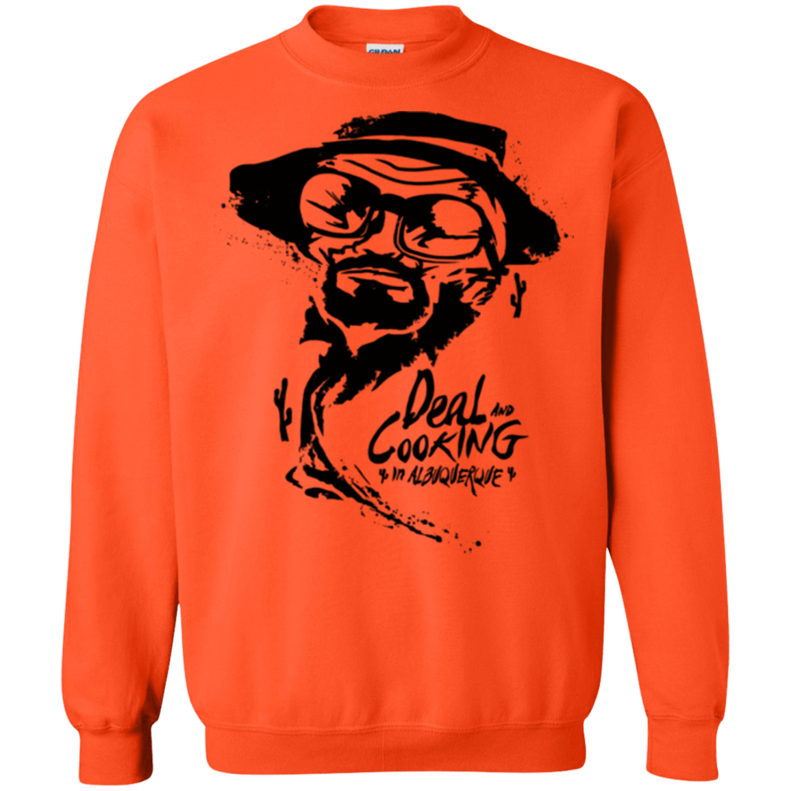 Sweatshirts Orange / Small Deal Cooking Crewneck Sweatshirt