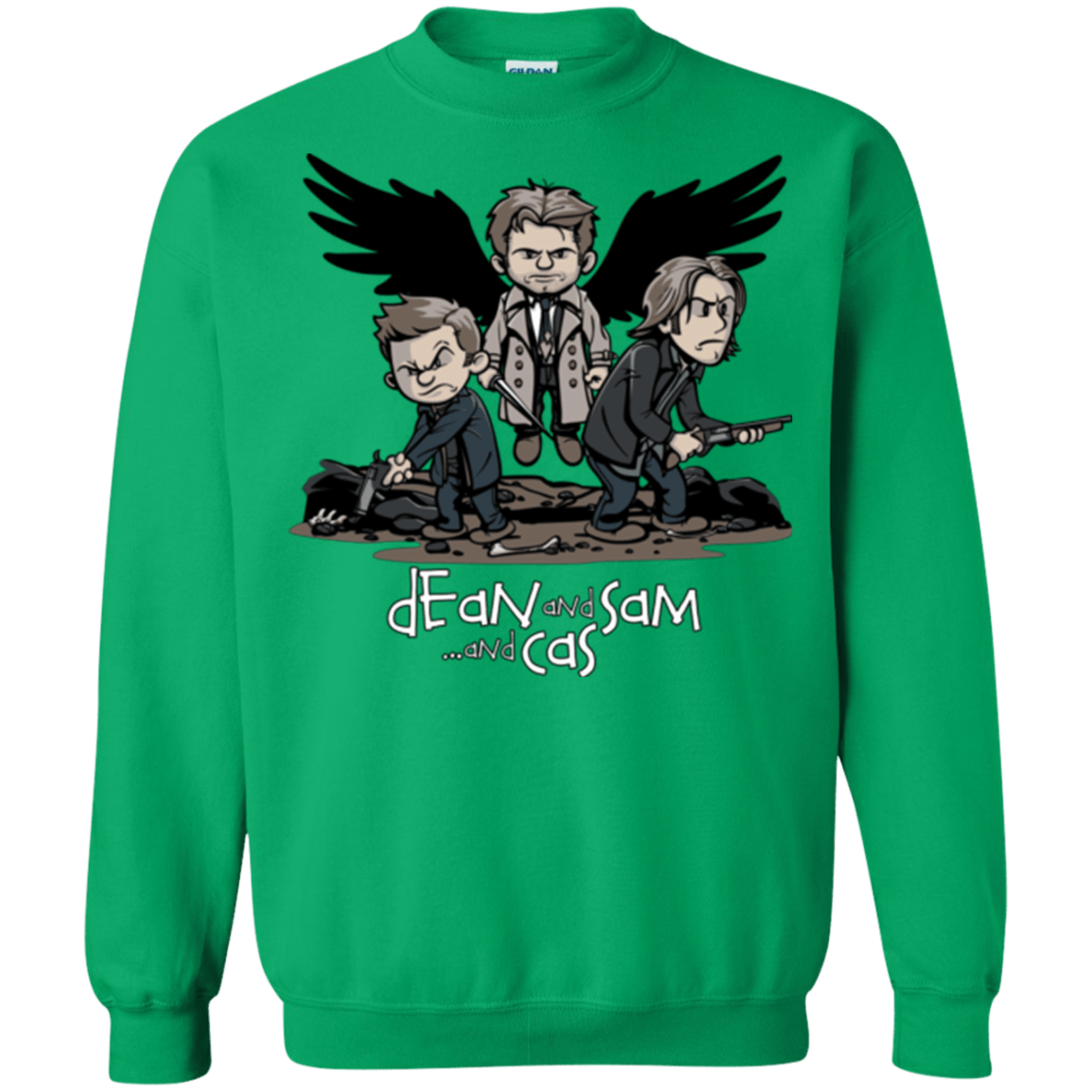 Sweatshirts Irish Green / Small Dean Sam Cas Crewneck Sweatshirt