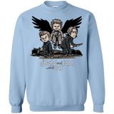 Sweatshirts Light Blue / Small Dean Sam Cas Crewneck Sweatshirt