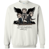 Sweatshirts White / Small Dean Sam Cas Crewneck Sweatshirt