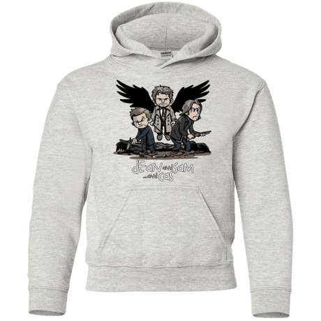 Sweatshirts Ash / YS Dean Sam Cas Youth Hoodie