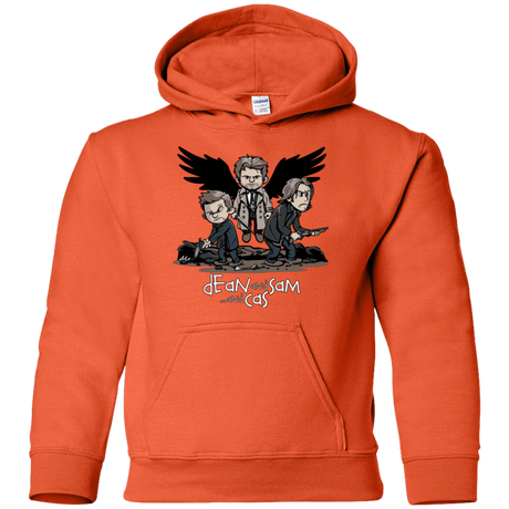 Sweatshirts Orange / YS Dean Sam Cas Youth Hoodie