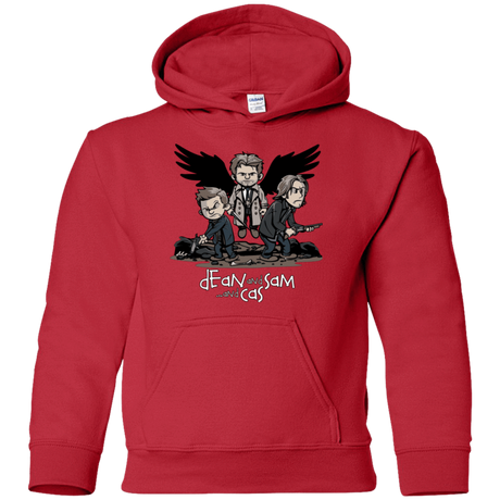 Sweatshirts Red / YS Dean Sam Cas Youth Hoodie