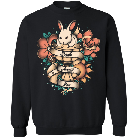 Sweatshirts Black / Small Death awaits you Crewneck Sweatshirt