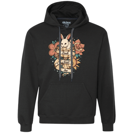 Sweatshirts Black / Small Death Awaits You Premium Fleece Hoodie