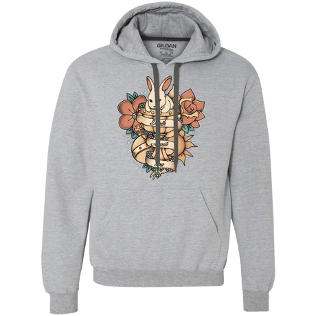 Sweatshirts Sport Grey / Small Death Awaits You Premium Fleece Hoodie
